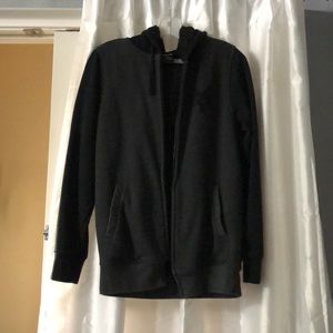 Black hoodie with wool lining